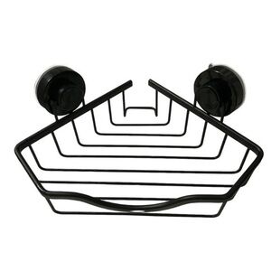 NWOT Brookestone black corner shelf metal shower caddy